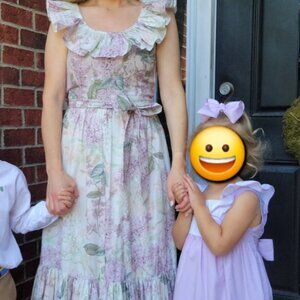 Mommy and me coordinating dress